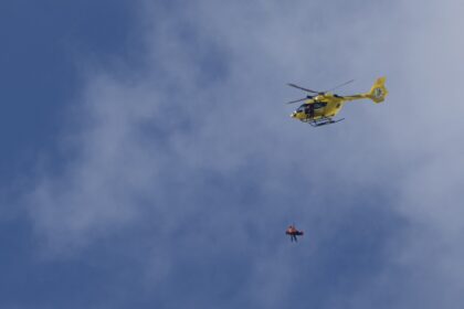 La estadounidense Lindsey Vonn sufrió una caída en los JJ OO de Invierno y tuvo que ser evacuada en helicóptero