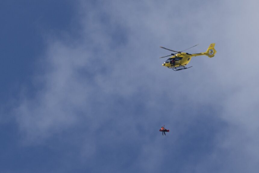 La estadounidense Lindsey Vonn sufrió una caída en los JJ OO de Invierno y tuvo que ser evacuada en helicóptero