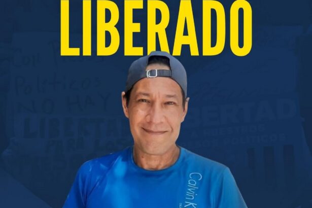 Excarcelaron al activista Nelson Piñero en Carabobo