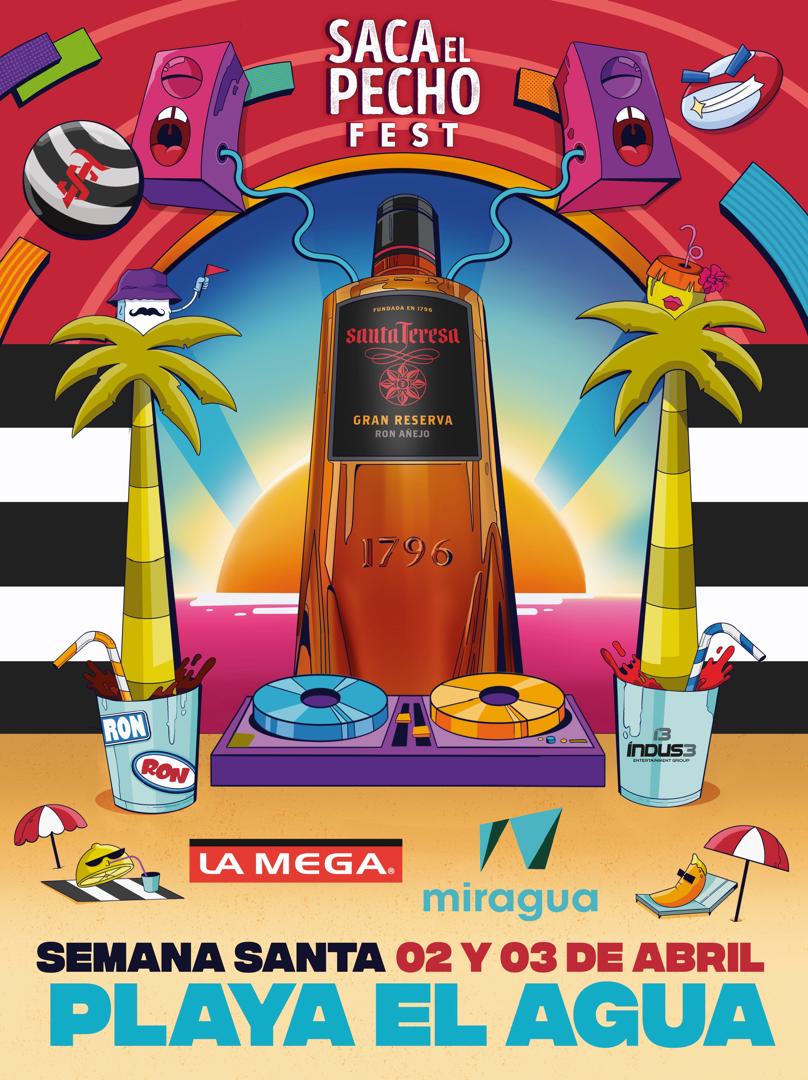 Saca El Pecho Fest volverá a playa El Agua en Semana Santa con Farruko y Greeicy en su cartel internacional