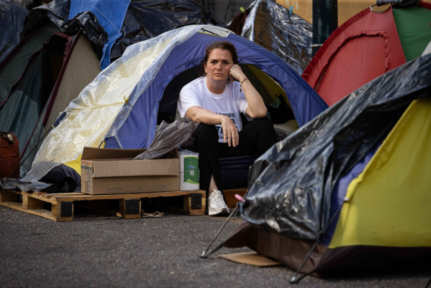 Familiares se sumaron a la huelga de hambre de presos políticos en Zona 7