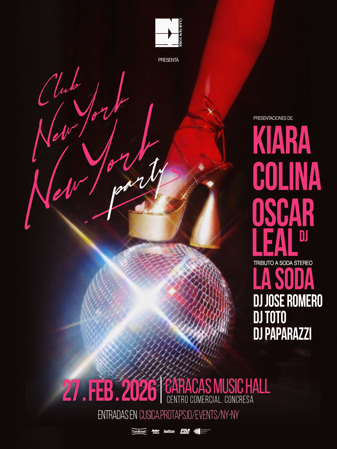 Discoteca New York New York realizará segunda fiesta en el Caracas Music Hall: ¿cuál es el precio de las entradas?