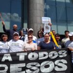 En imágenes: familiares de presos políticos se concentraron frente a la sede de la ONU en Caracas