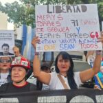 Familiares de presos políticos protestaron frente al Ministerio para el Servicio Penitenciario en Caracas