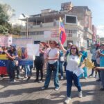 Así transcurrió la marcha de gremios y pensionados en el interior de Venezuela 