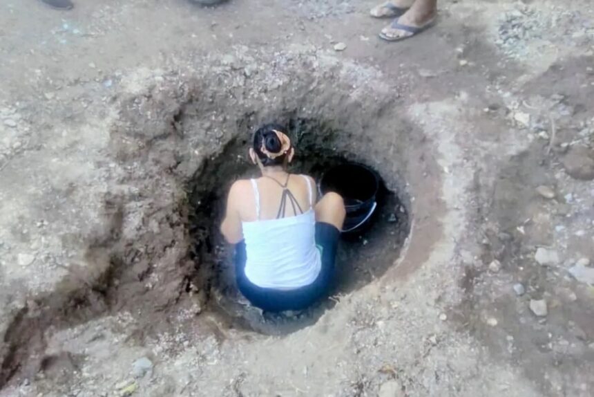 Reportaron que ciudadanos de varias comunidades de Sucre recurren a pozos y ríos ante falta de agua