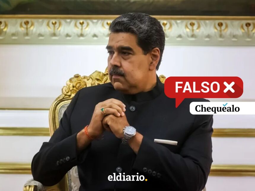 ¿Las imágenes de Nicolás Maduro durante la segunda audiencia son reales?