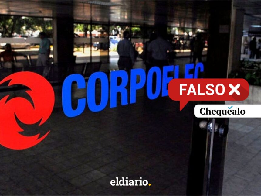 ¿Corpoelec publicó un plan de racionamiento en 20 estados del país?