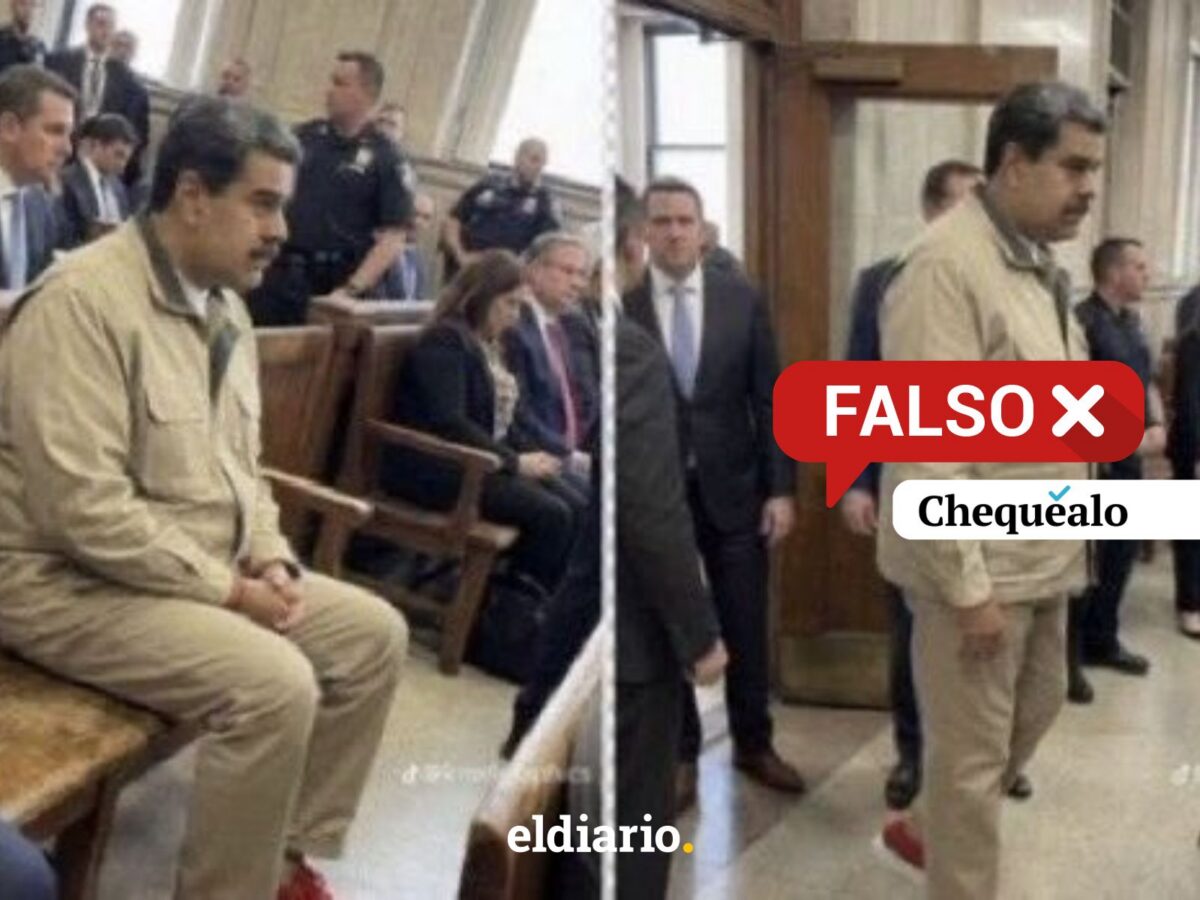 ¿Las imágenes de Nicolás Maduro durante la segunda audiencia son reales?