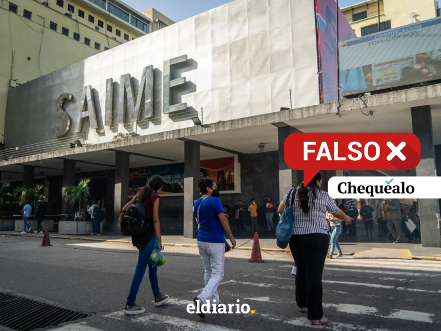 ¿El Saime anunció una nueva cédula de identidad digital?