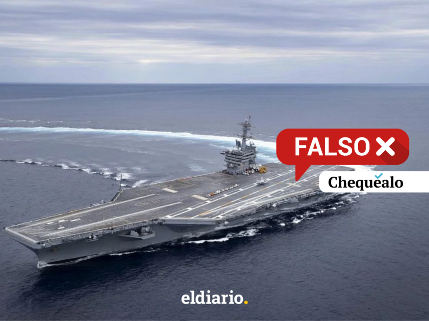 ¿El portaviones USS Abraham Lincoln fue afectado por misiles iraníes?