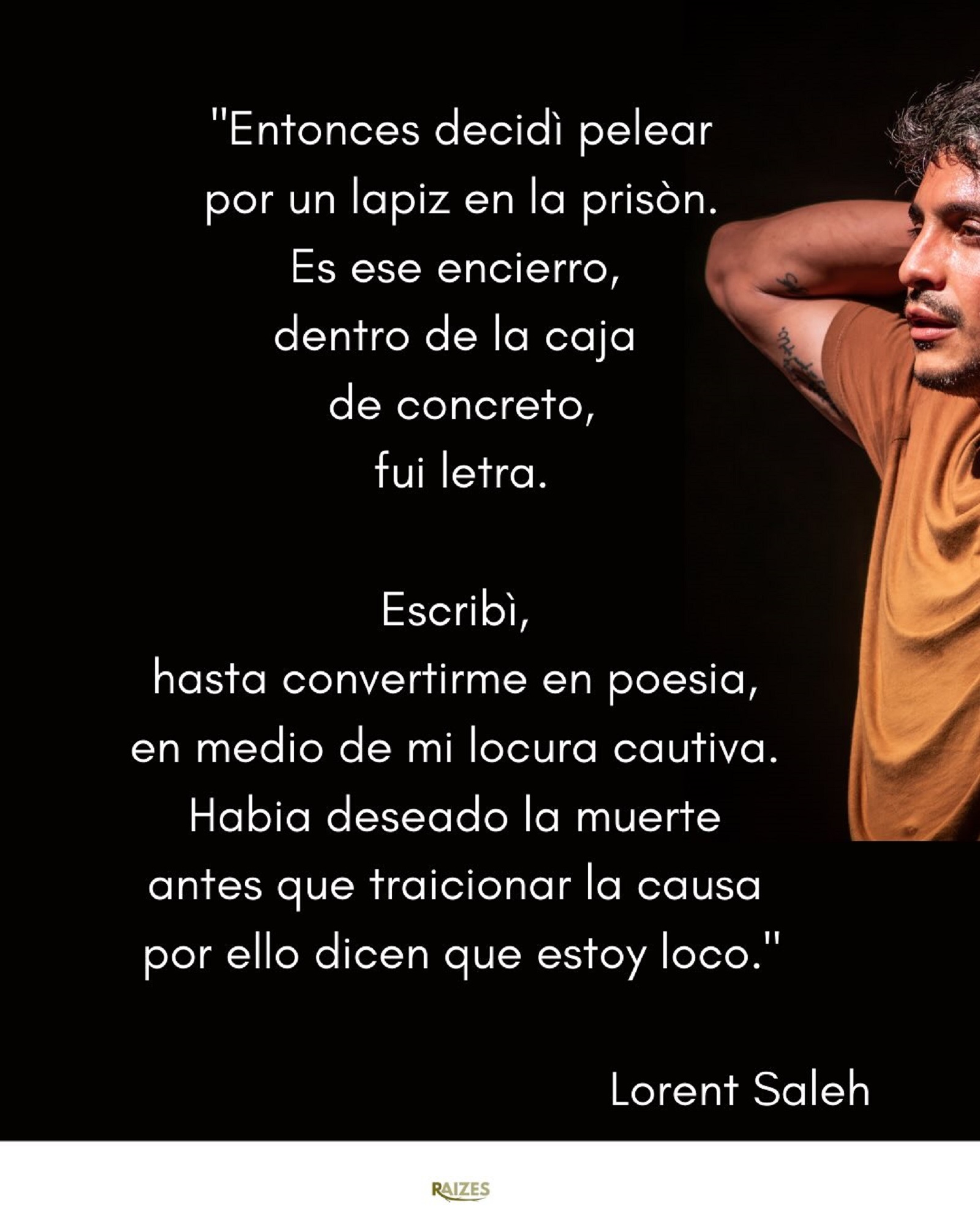 Lorent Saleh relata su encierro en Venezuela con una gira teatral por Europa