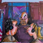 Jorge Torrealba, el caricaturista que asistió a la audiencia de Maduro: “Era los ojos de Venezuela en ese momento”