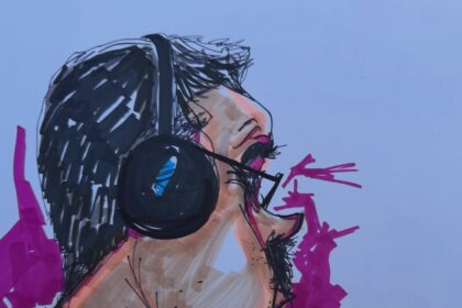 Jorge Torrealba, el caricaturista que asistió a la audiencia de Maduro: “Era los ojos de Venezuela en ese momento”