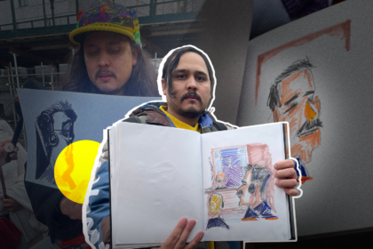 Jorge Torrealba, el caricaturista que asistió a la audiencia de Maduro: “Era los ojos de Venezuela en ese momento”