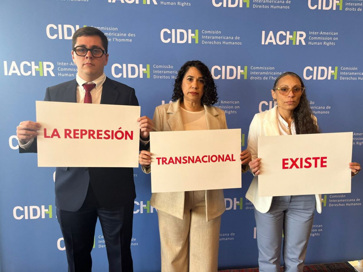Luis Peche denunció ante la CIDH la represión trasnacional contra venezolanos en el exilio 