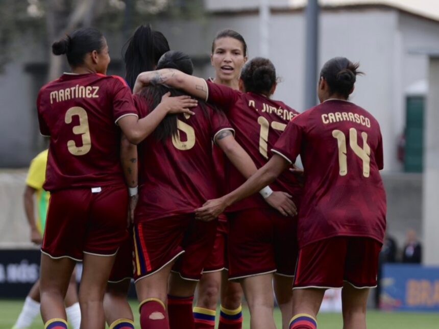 La Vinotinto femenina logró su primera victoria histórica ante Brasil tras imponerse 2-1 en amistoso