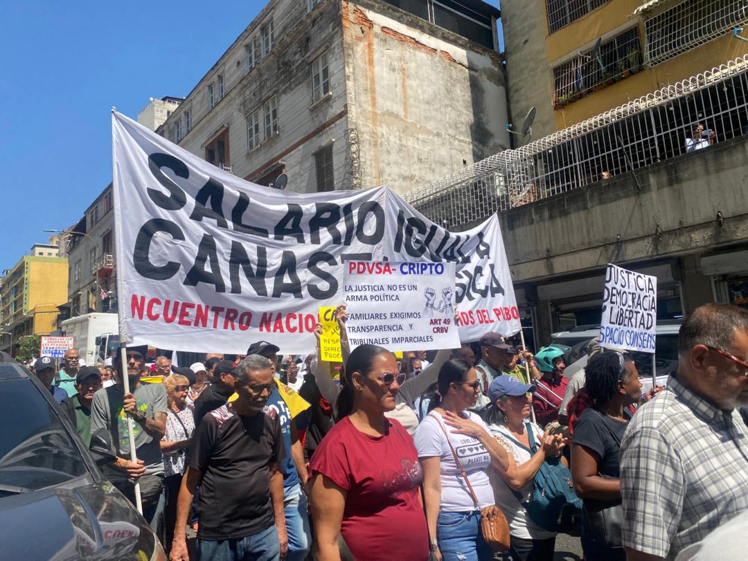 En imágenes: gremios retomaron las calles en protesta para exigir salarios dignos en Venezuela&nbsp;