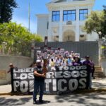 Familiares de presos políticos marcharon en silencio hasta la Nunciatura Apostólica para exigir liberaciones
