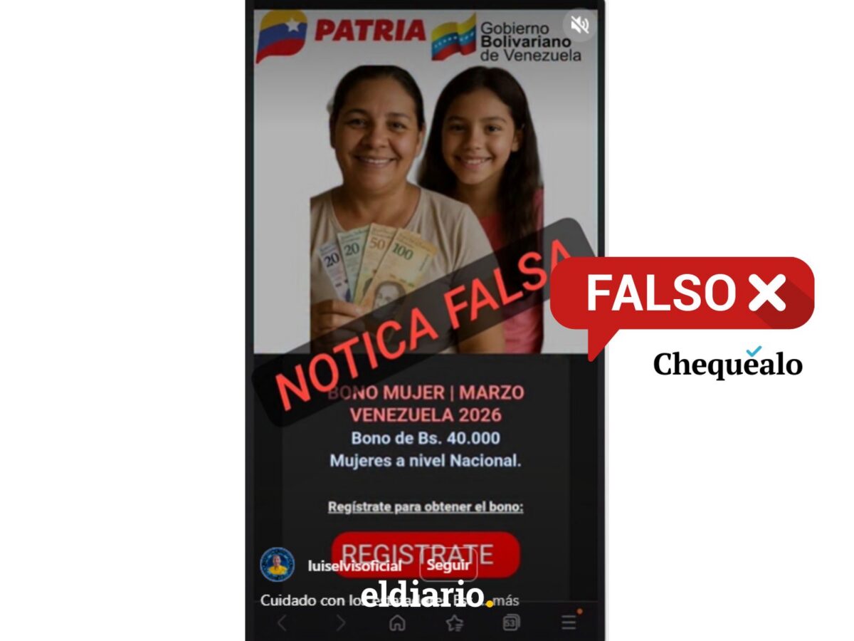 ¿Delcy Rodríguez anunció el depósito del bono “Mujer” a través del Sistema Patria?