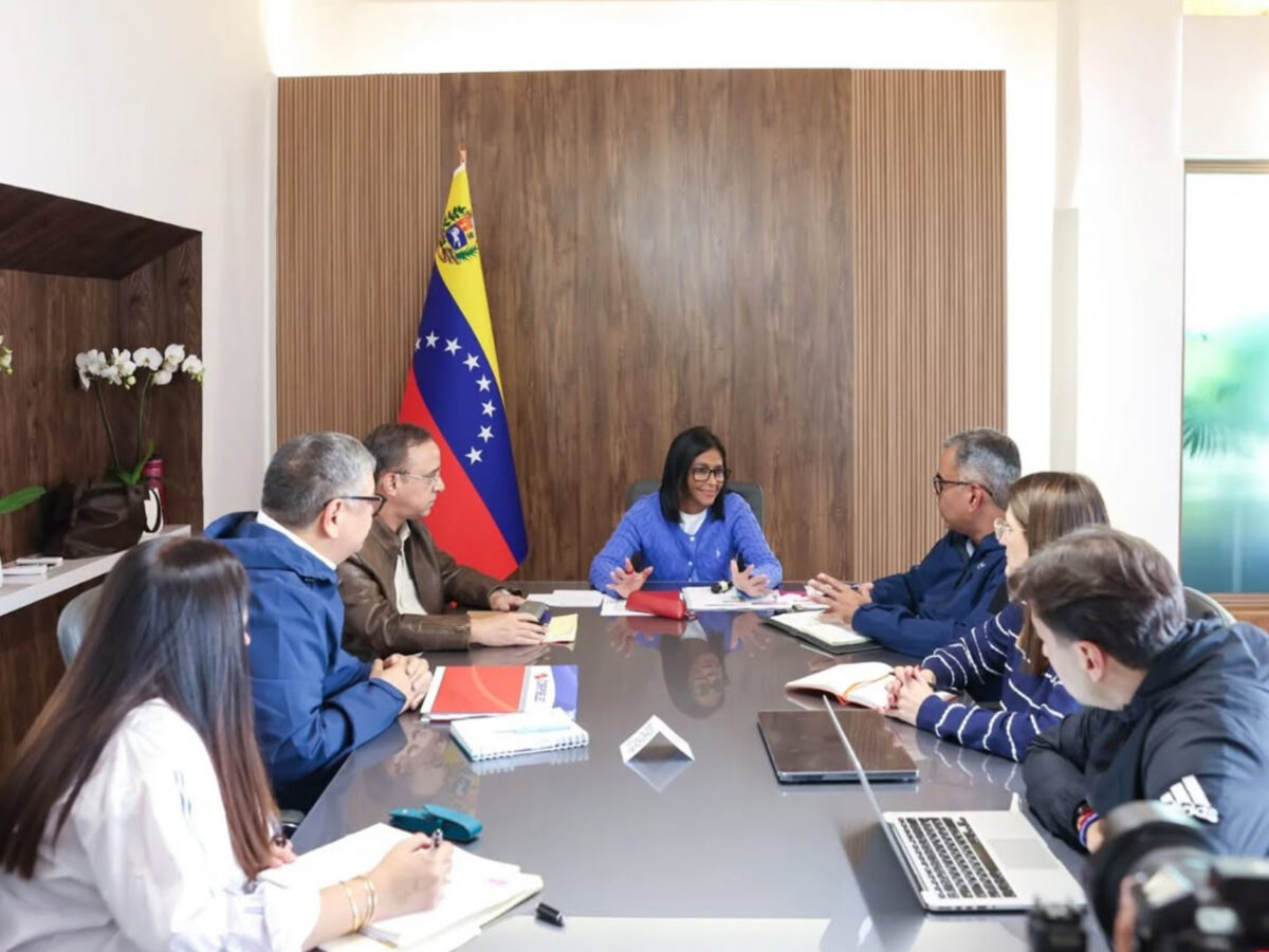 Delcy Rodríguez anunció plan de ahorro de energía eléctrica en Venezuela