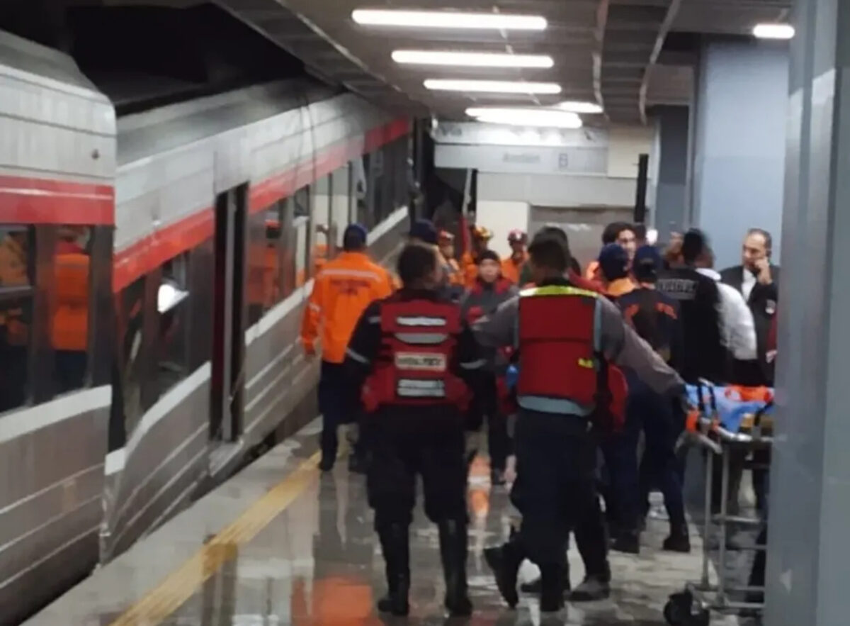Colisionó en La Rinconada un tren del sistema ferroviario de Los Valles del Tuy