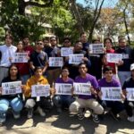Estudiantes de la UCV protestaron en la Defensoría del Pueblo para exigir la renuncia de Tarek William Saab