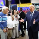 Donald Trump se reunió con miembros de la comunidad venezolana en El Arepazo