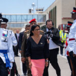 Delcy Rodríguez llegó a Granada en su primer viaje a otro país como presidenta encargada