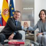 María Corina Machado fue recibida por el presidente del Partido Popular en Madrid