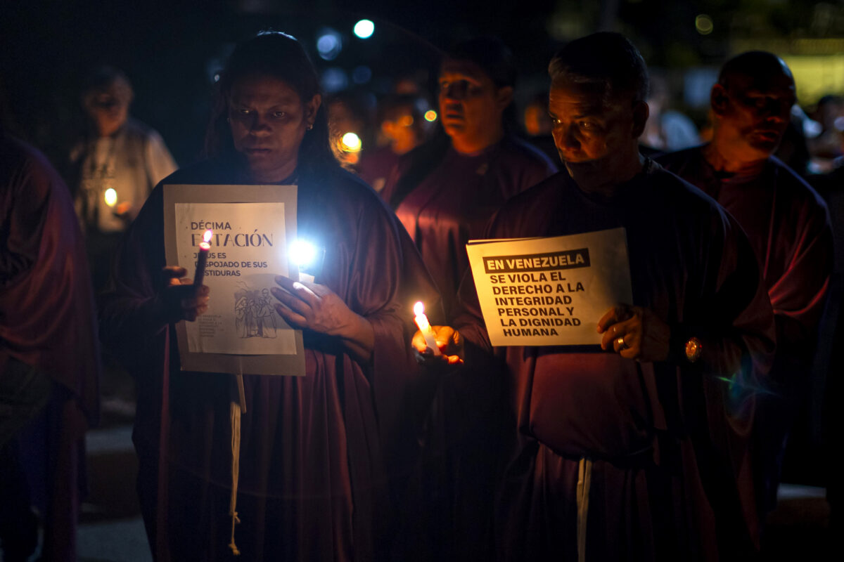 Así fue el viacrucis de los familiares de presos políticos del Rodeo I