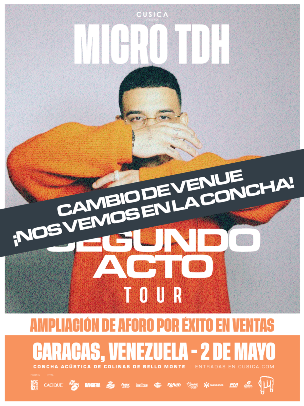 Concierto de Micro TDH en Caracas cambió de locación: ahora será en la Concha Acústica de Bello Monte