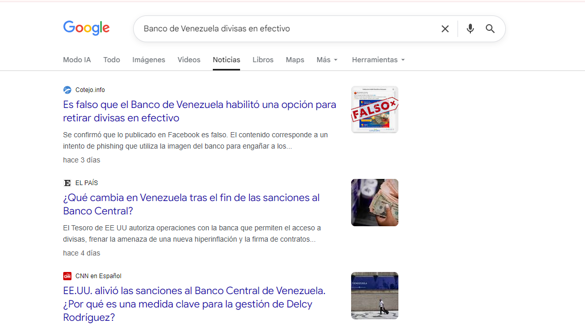 ¿Banco de Venezuela activó opción para retirar divisas en efectivo?