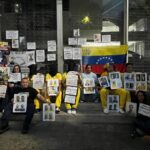 Familiares de presos políticos en Venezuela se sumaron a protesta internacional para exigir su liberación