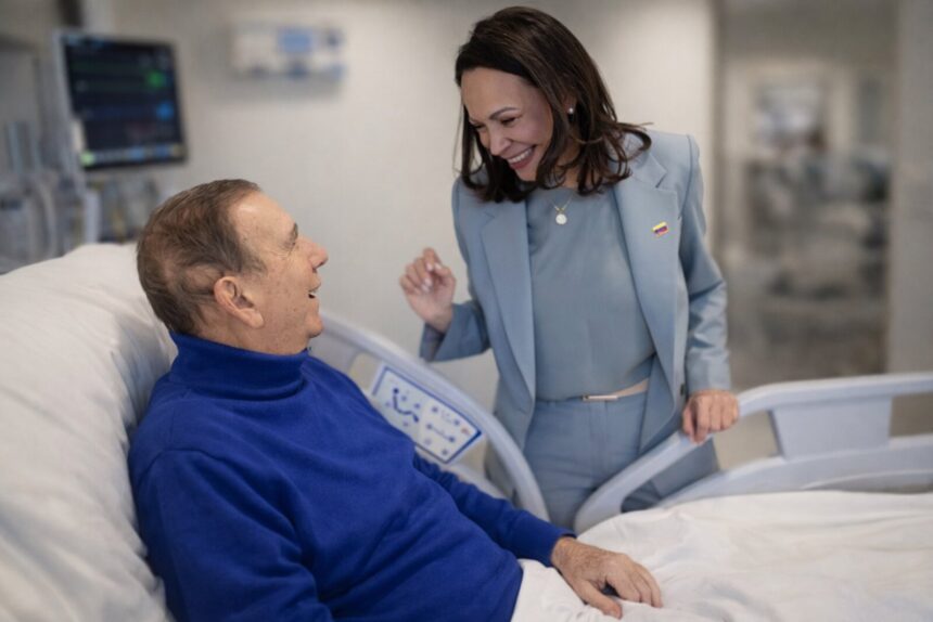 Edmundo González sigue hospitalizado: no asistirá al encuentro de Machado con venezolanos en Madrid María Corina Machado fue recibida por el presidente del Partido Popular en Madrid