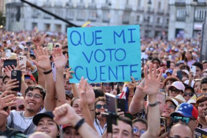 En imágenes: miles de venezolanos se reunieron con María Corina Machado en Madrid