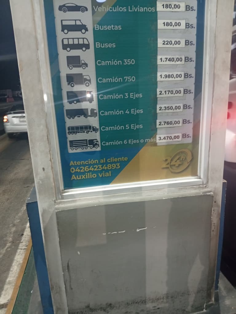 Aumentaron las tarifas del peaje de Tazón: ¿cómo quedaron los precios?