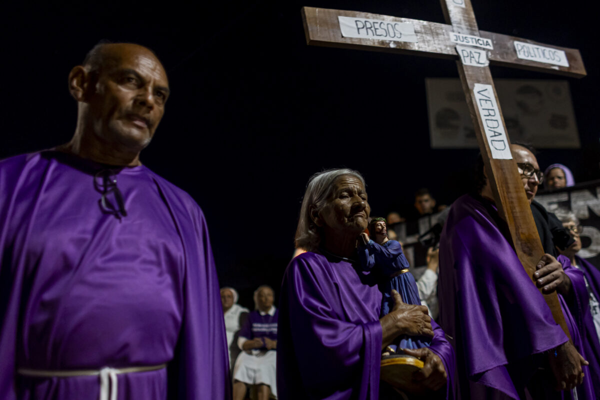 Así fue el viacrucis de los familiares de presos políticos del Rodeo I