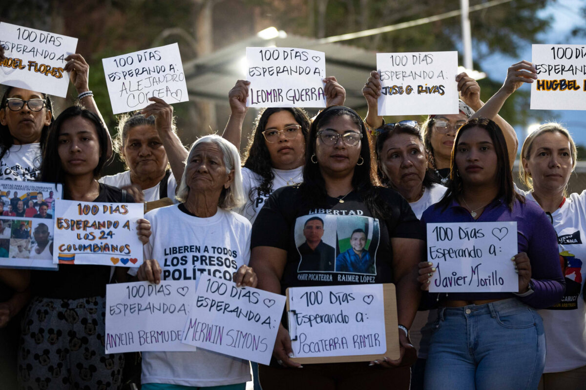 Familiares de presos políticos cumplieron 100 días de vigilias frente a cárceles venezolanas