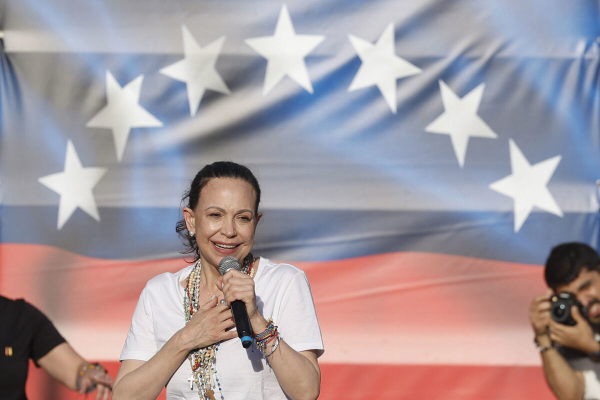 En imágenes: miles de venezolanos se reunieron con María Corina Machado en Madrid