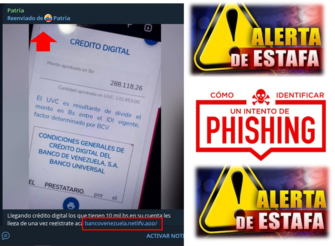 ¿El Banco de Venezuela está entregando un “crédito” a usuarios que tengan 10.000 bolívares en sus cuentas?