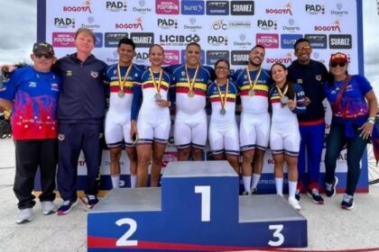 Venezuela ganó medallas de oro y plata en el Grand Prix de Ciclismo de Pista en Bogotá 