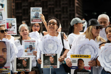 Familiares protestaron para pedir la libertad de 78 presos políticos vinculados al caso PDVSA-Obrero