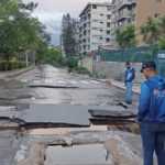 Reportaron nueva rotura de tubería matriz en El Cafetal