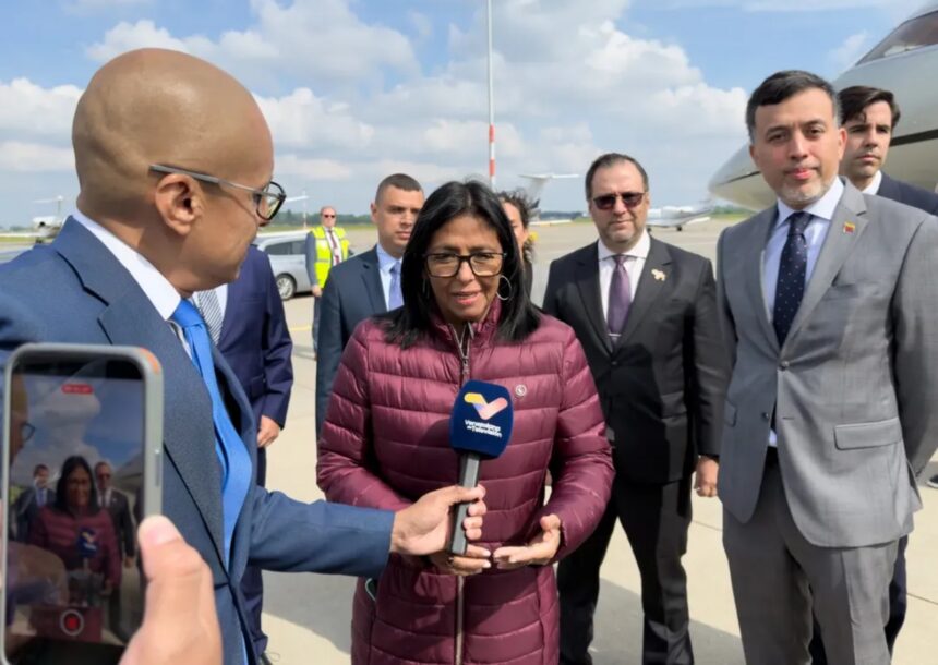 Delcy Rodríguez desde Países Bajos: “El único titular de Guayana Esequiba es Venezuela”