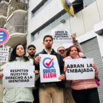 Activistas venezolanos en Argentina exigieron la reapertura de la embajada