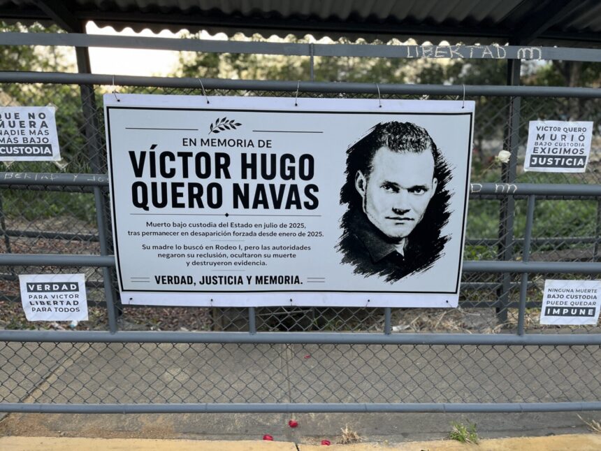 45 ONG venezolanas piden una investigación con ayuda internacional sobre la muerte de Víctor Quero Así fue el homenaje que familiares de presos políticos rindieron a Víctor Quero
