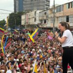 María Corina Machado durante la concentración en Panamá: “El futuro de Venezuela está en nuestras manos”