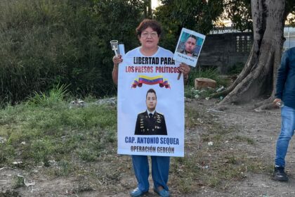 Excarcelaron a Merys Torres, madre del capitán Antonio Sequea