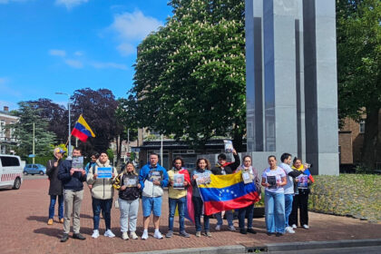 Venezolanos protestaron en La Haya para exigir la libertad de los presos políticos